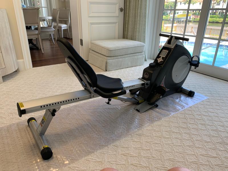 Stamina recumbent bike online rower