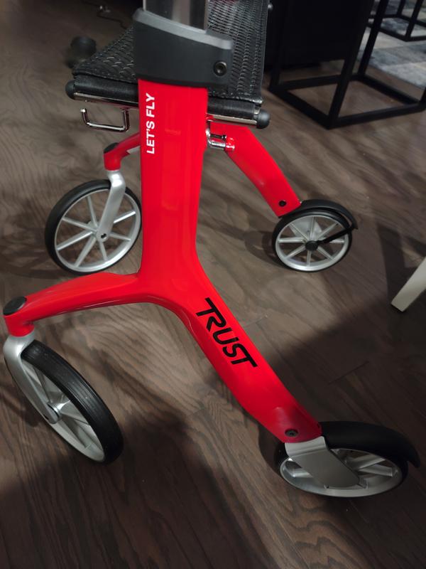 Stander Let&s Fly Rollator by Trust Care (Red)