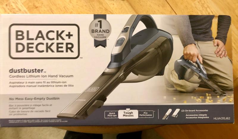 BLACK+DECKER HLVA315J62 Lithium Ion Hand Vacuum, Slate Blue 