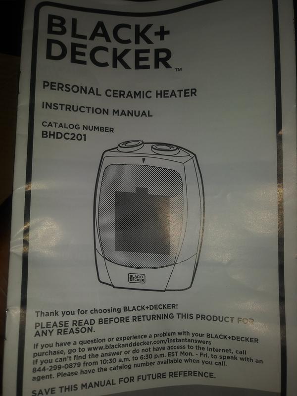 BLACK + DECKER 1,500-Watt Personal Ceramic Heater - QVC.com