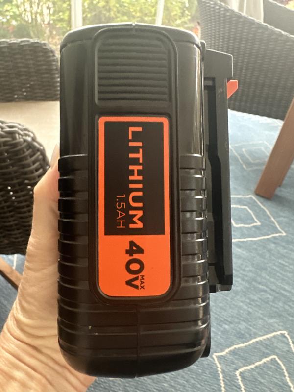 40V Max* Battery, 1.5-Ah