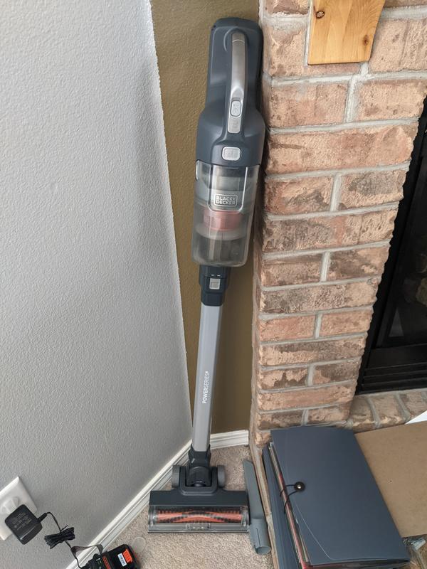 BLACK+DECKER AIRSWIVEL Versatile Corded Bagless Upright Vacuum in the  Upright Vacuums department at