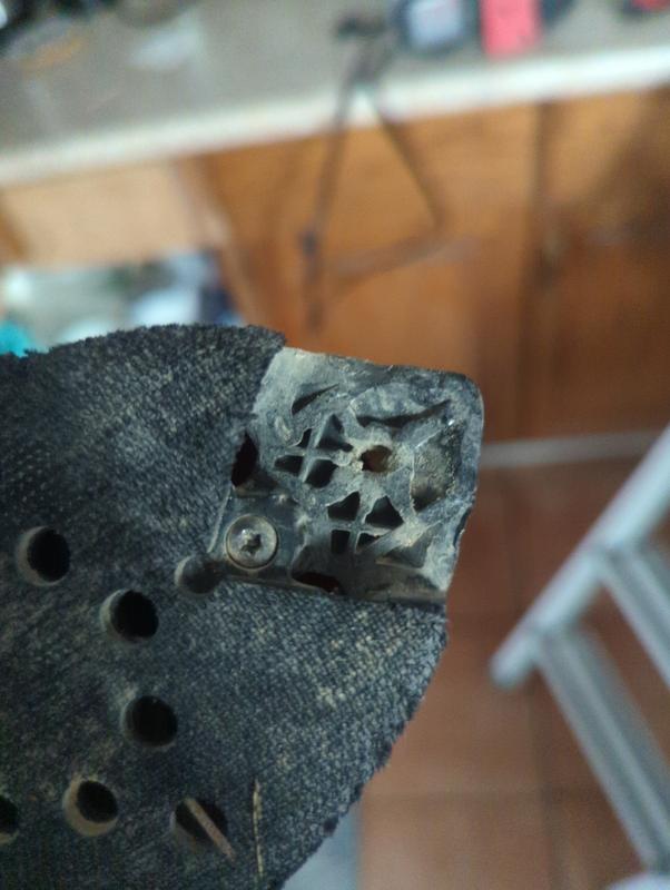 the hole where the screw used to go, melted. first purchase