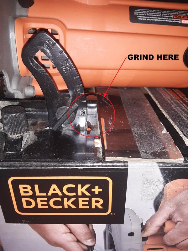 Modify Bevel Stop for Square Cut