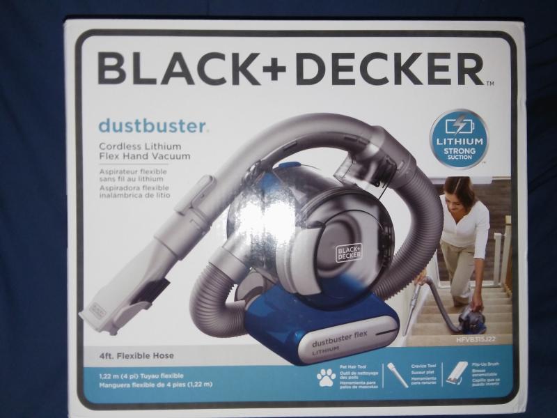 BLACK & DECKER Flex Mini Canister 12-Volt Cordless Car Handheld Vacuum at