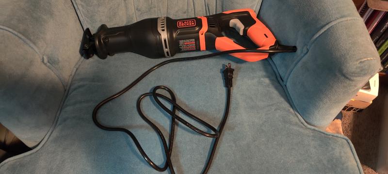 Black + Decker Corded Electric Reciprocating Saw RS600 With Case