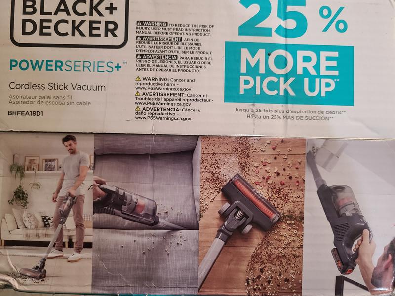 Black + Decker POWERSERIES+ 20V MAX Cordless Stick Vacuum Kit