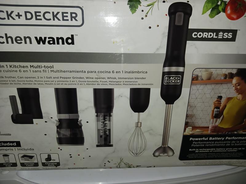 BLACK+DECKER Kitchen Wand Food Processor Attachment (BCKM101FP), 1 - Fry's  Food Stores