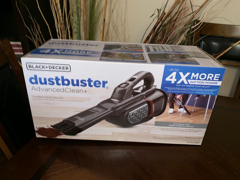 BLACK+DECKER Dusbuster Handheld Vacuum, Cordless, Gray (HHVK415B01)