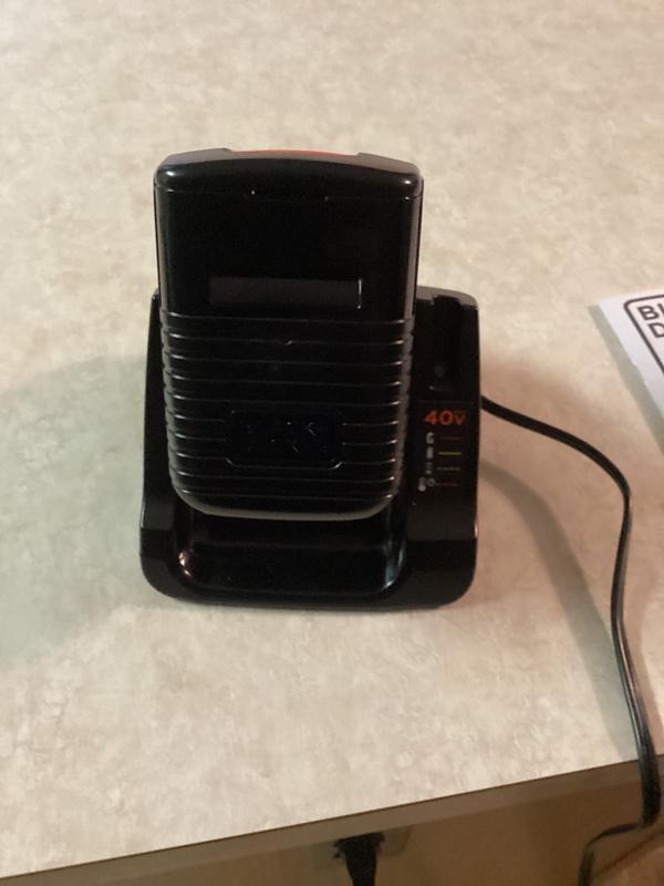 BLACK+DECKER 40V MAX Battery Fast Charger in the Power Tool Batteries ...