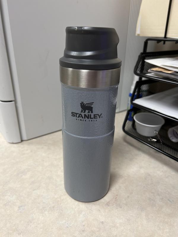I love my new Stanley ! Coffee stays hot  all day! And love the push lid to❤️