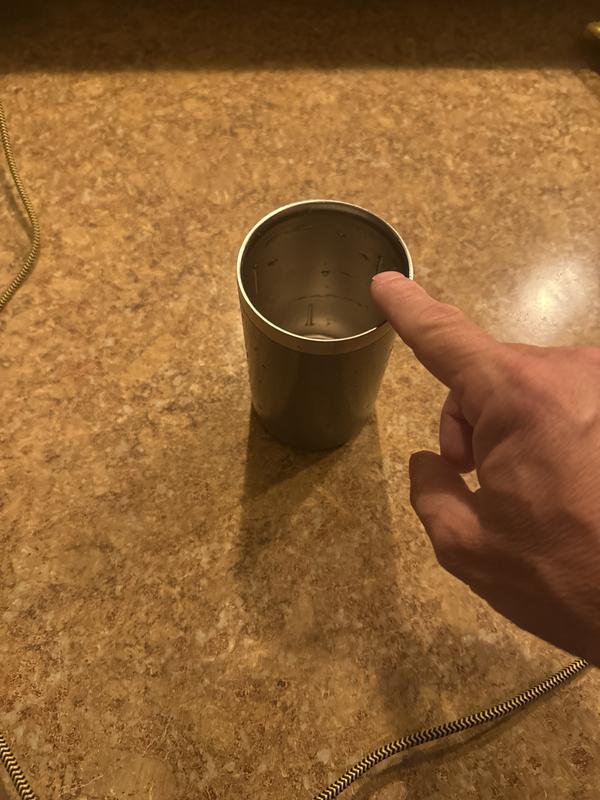 Photo submitted with review of product