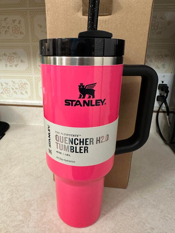 Stanley THE QUENCHER H2.0 FLOWSTATE TUMBLER 40 OZ BAY LEAF SOFT offers MATTE SOLD OUT!!