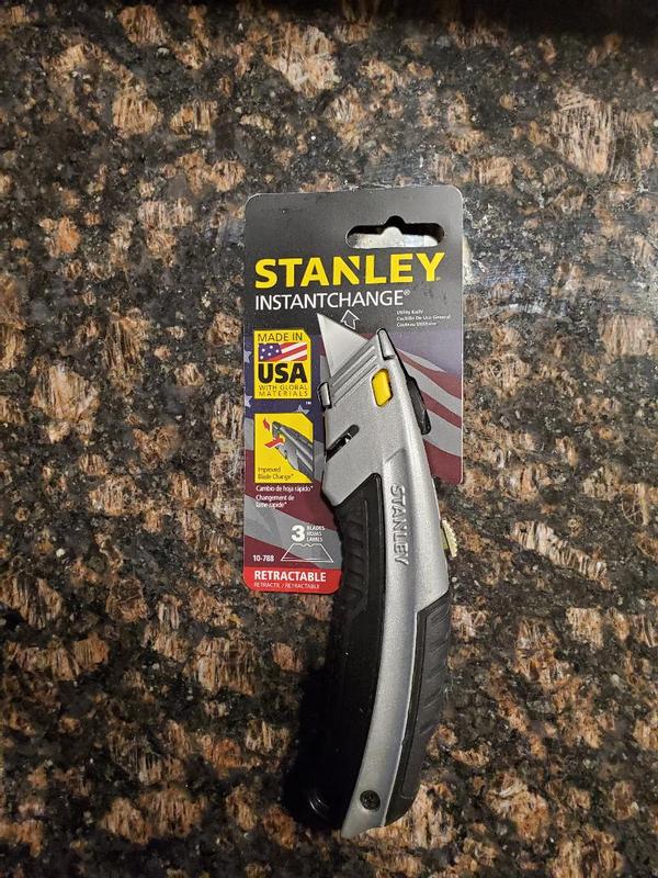 Stanley 6-5/8 InstantChange Retractable Knife - 10-788