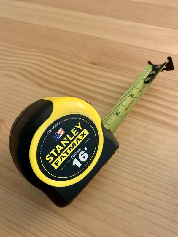 Stanley FatMax Tape Measure, 16 Ft. x 1-1/4 Inch