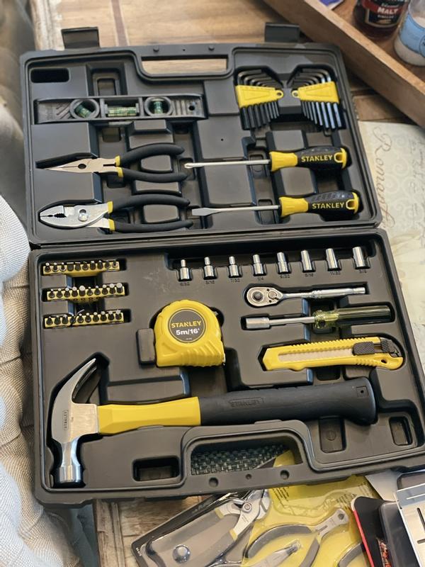 STANLEY Tool Set, Home/Mechanics, 65 Piece (94-248),Black