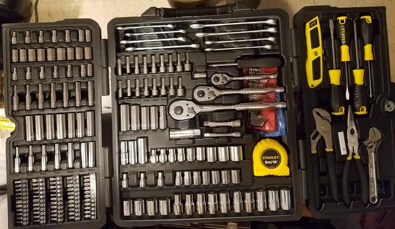 STANLEY Mechanics Tools Kit , Mixed Set, 210-Piece (STMT73795) 