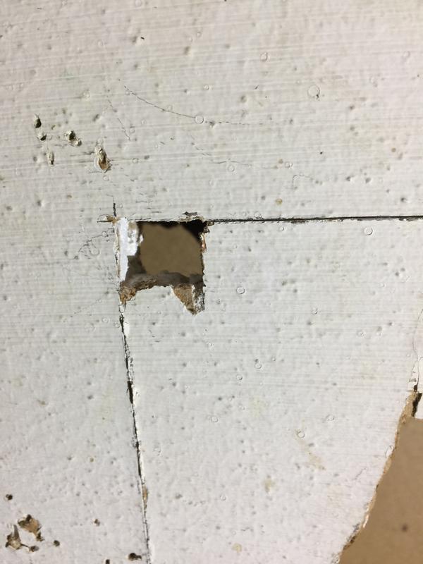 Just out of curiosity, I made a little 1/2”x1/2” square hole with the saw just to see how easily it could be done. It was quite easy.