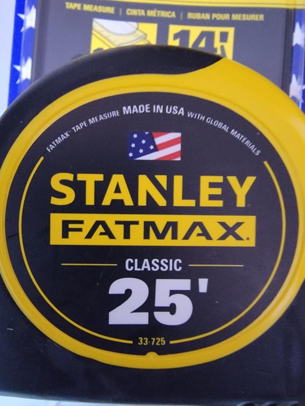 Stanley 25 ft. FATMAX Tape Measure (2-Pack) FMHT74038D - The Home Depot