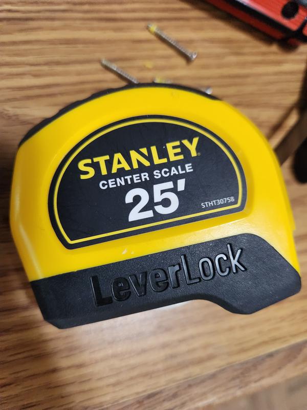 25 ft Center Read LEVERLOCK® Tape Measure | STANLEY