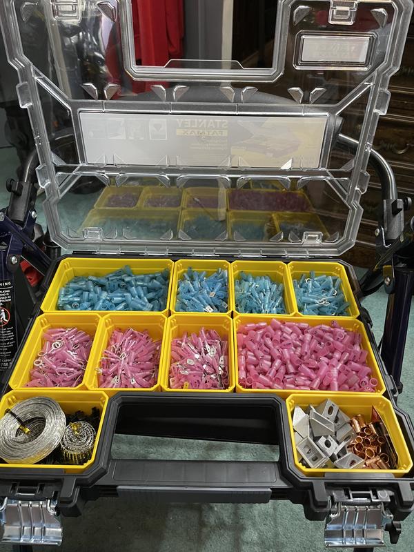 I went from a bunch of small jars to one well organized system.