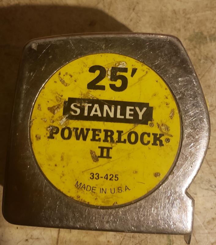 Stanley Tape Measure 25 ft. with power lock