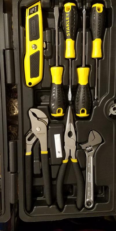 STANLEY Mechanics Tools Kit , Mixed Set, 210-Piece (STMT73795) 