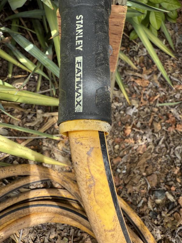 Rubbed the glue like coating to show