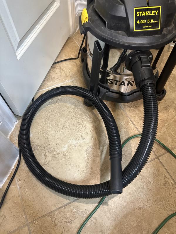 Stanley Sl18115 4 HP Wet/Dry Vacuum with Stainless Steel Tank 5 Gallon