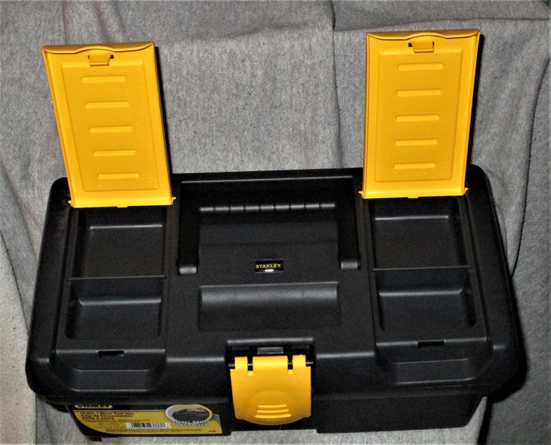 12-1/2 in. 1 Gallon Essential Tool Box with Lid Organizers 12-1/2 in. 1 Gallon Essential Tool Box with Lid Organizers