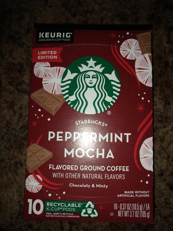 starbucks peppermint mocha ground coffee calories