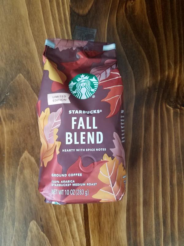 Starbucks Fall Blend Medium Roast Ground Coffee, 10-Ounce Bag