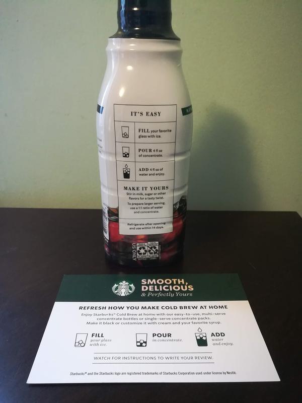 How much Water do I add to the New Cold Brew Brewer? Manager threw out the  box with the instructions for it. : r/starbucks