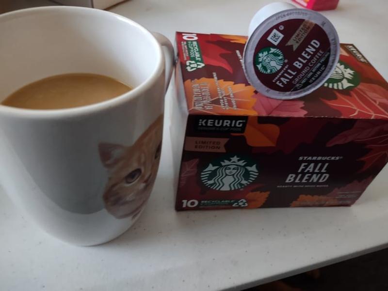 Starbucks Fall Blend Medium Roast Ground Coffee, 10-Ounce Bag