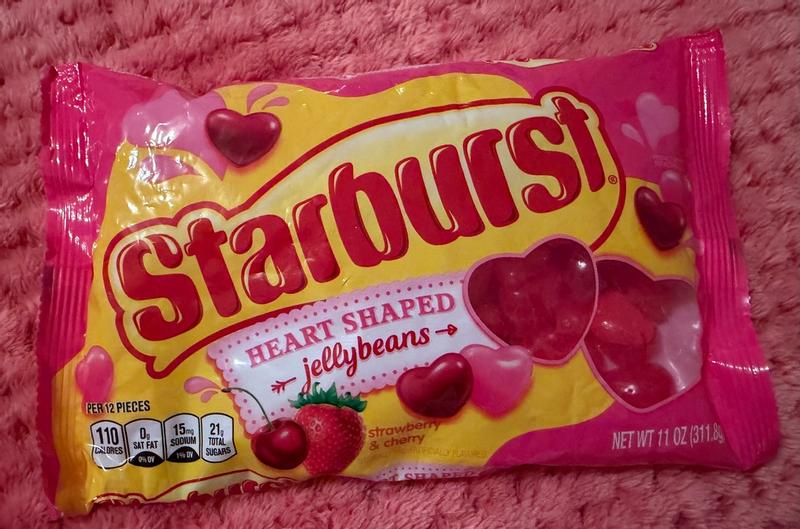 HEART Shape Jelly Bean PINK & WHITE