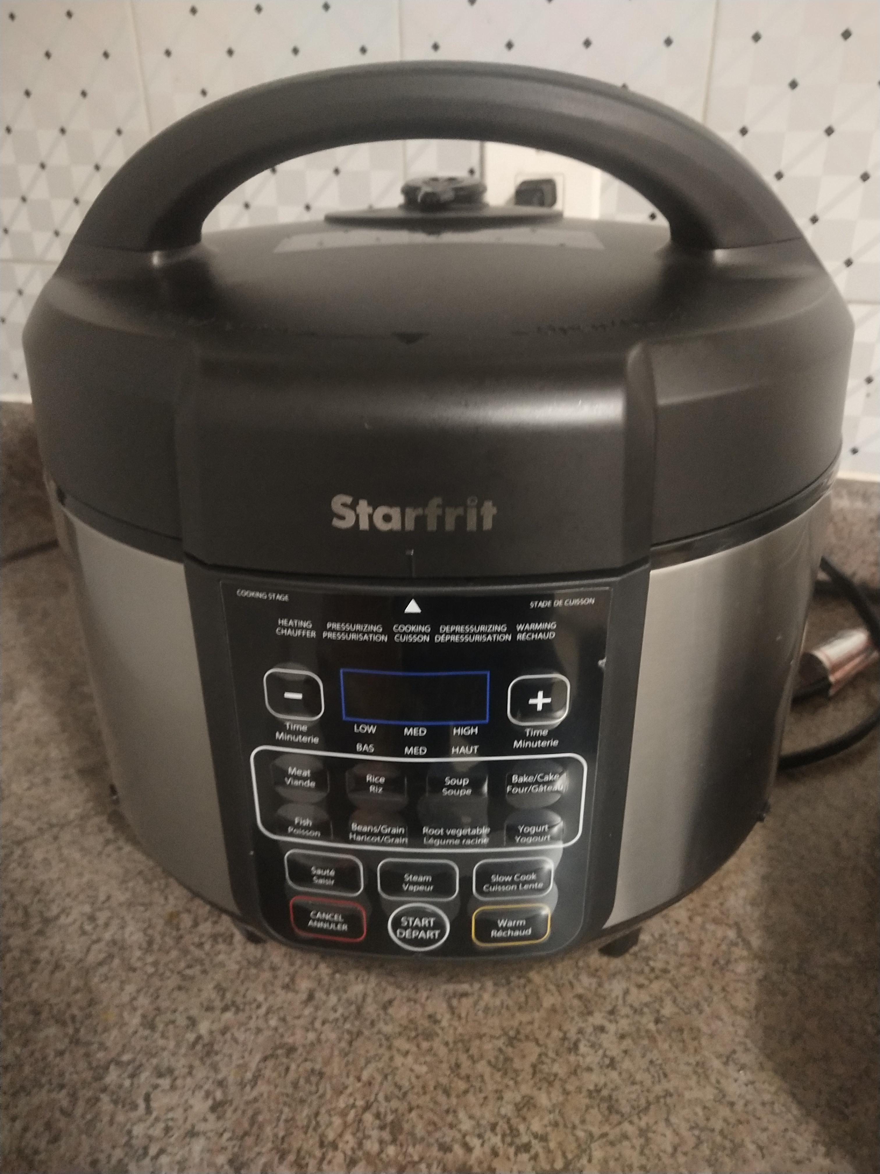 Starfrit 8.5 quart pressure cooker hotsell