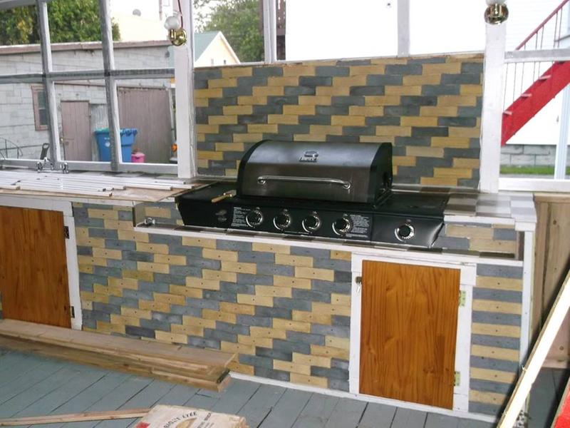 Mon BBQ pour faire ma cuison extérieur avec mes chaudron Star frit..