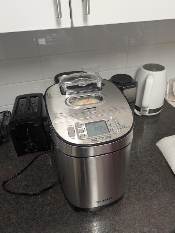 Our kitchen smells incredible — this bread maker makes perfect fresh loaves every time.