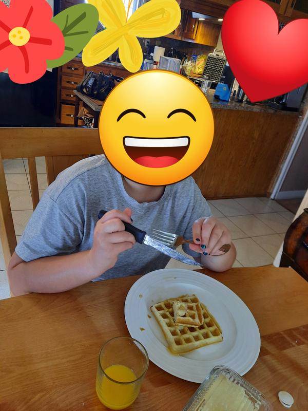 Notre première gauffre