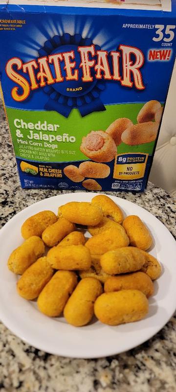 State Fair Frozen Jalapeno & Cheddar Mini Corn Dogs, 23.76 oz