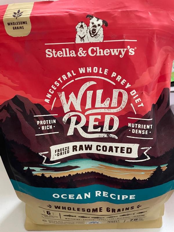 Stella Chewy s Wild Red Raw Coated High Protein Wholesome Grains