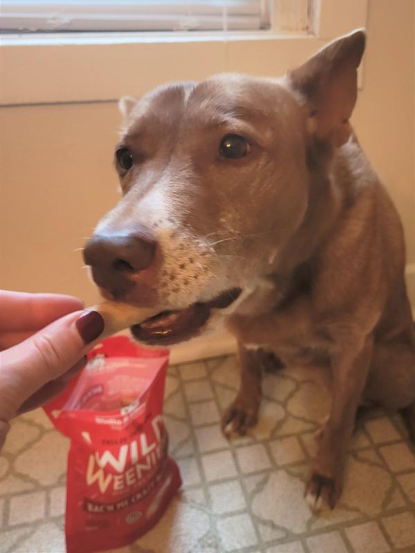 Bac'n Me Crazy Wild Weenies Bacon Dog Treats - Freeze Dried