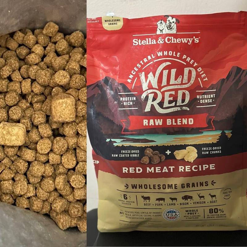 Wild Red Dry Dog Food Whole Prey Prairie Poultry Recipe Raw Coated Raw Blend Kibble Protein Rich Dog Food with Grain
