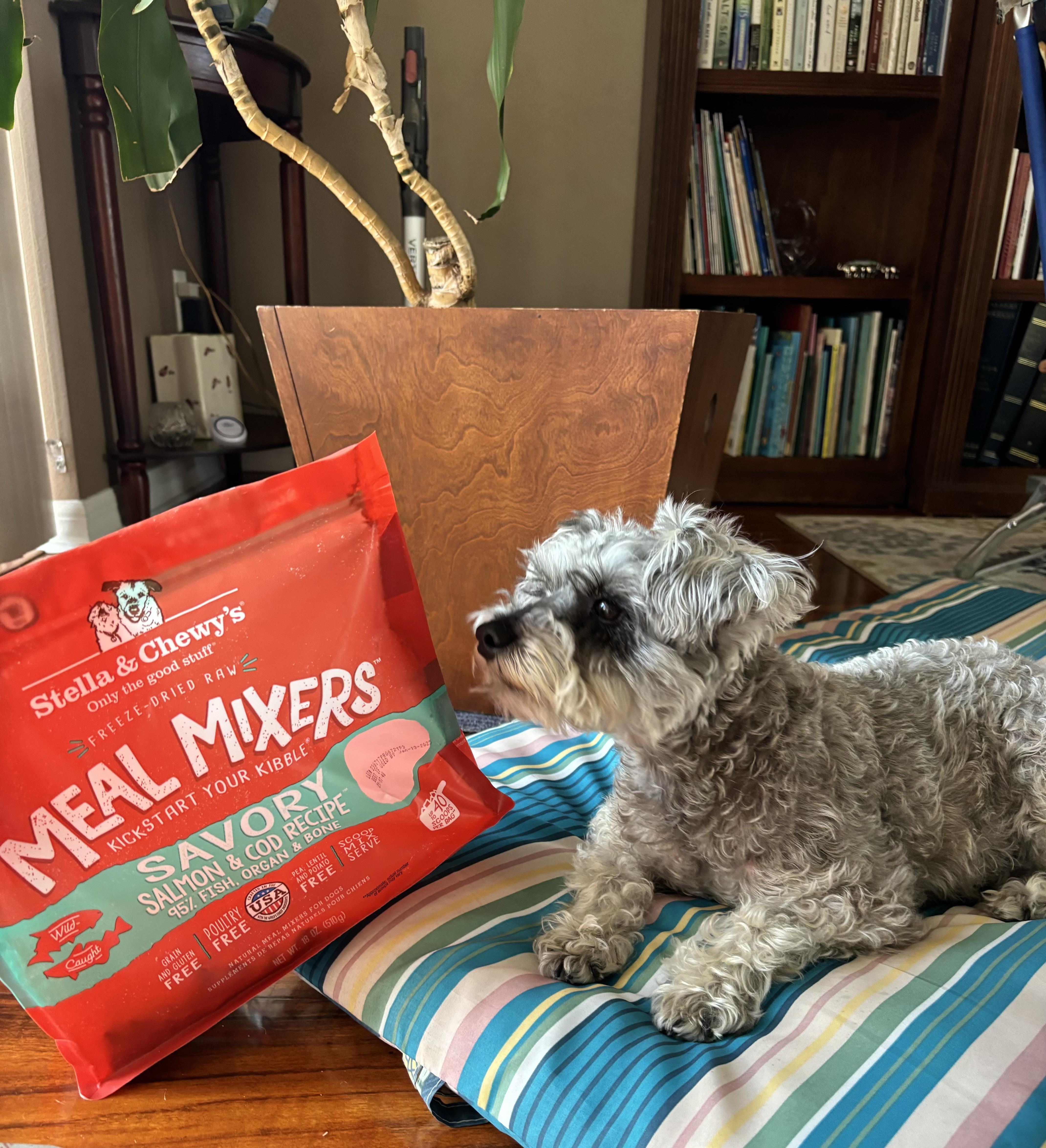 Stella Chewy s Freeze Dried Raw Savory Salmon Cod Meal Mixer High Protein Dry Dog Food Topper 18 oz. Petco