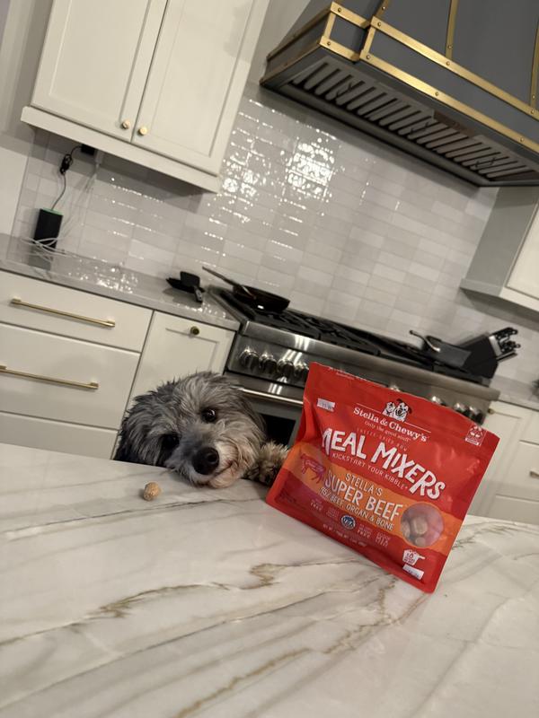 Stella & Chewy's Freeze Dried Raw Super Beef Meal Mixer High Protein Dry Dog Food Topper, 3.5 oz. | Petco