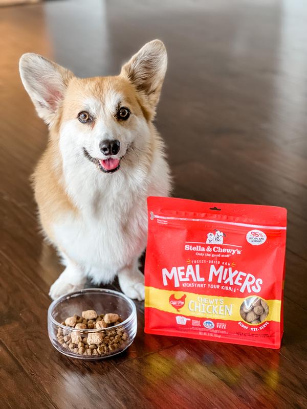 Chewy's Chicken Meal Mixers for Dogs - Freeze Dried Raw Kibble