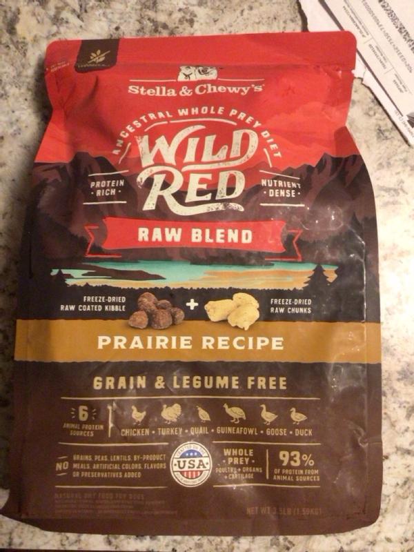 Stella Chewy s Wild Red Raw Blend High Protein Grain Legume