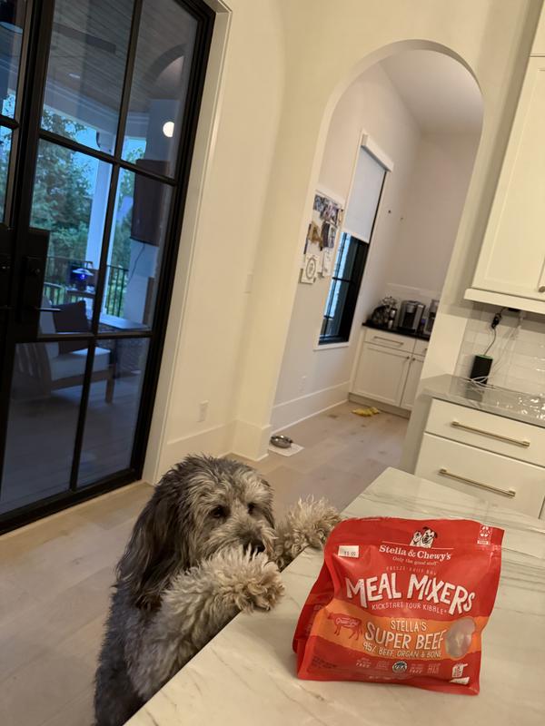 Stella & Chewy's Freeze Dried Raw Super Beef Meal Mixer High Protein Dry Dog Food Topper, 3.5 oz. | Petco