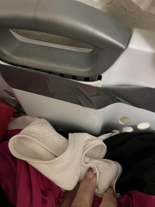 Hamper two broken areas I can’t show the lid part cause it’s broken