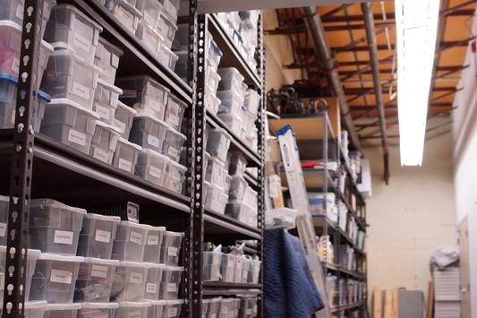 This is just some of our shop bins.